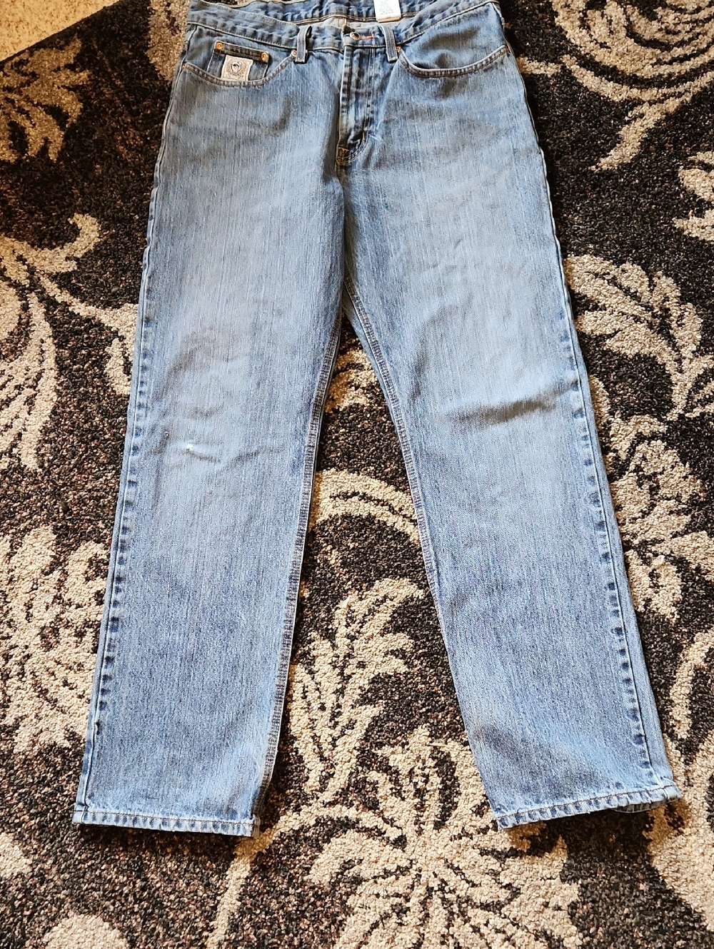 Cinch Men's Light Blue Straight-Leg Jeans